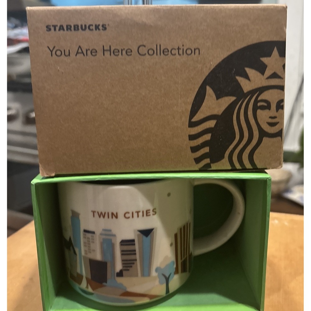 Starbucks You Are Here Twin Cities Mug 14oz 2017 Retired Skyline - discontinued